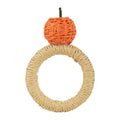 Handwoven Orange Napkin Ring (Set of 4)