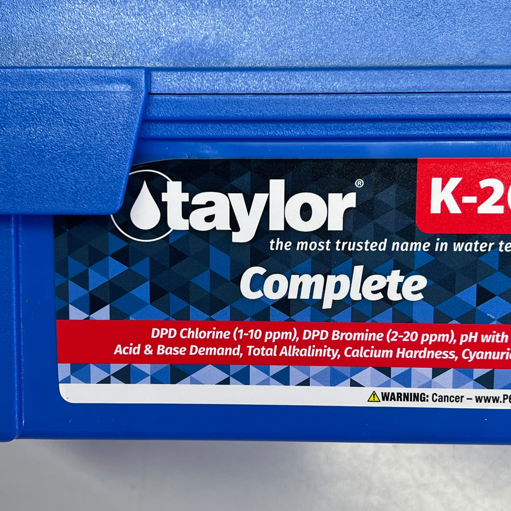 TAYLOR  Easy-To-Kit Complete Swimming Pool Water Testing Kit  Multicolor K-2005