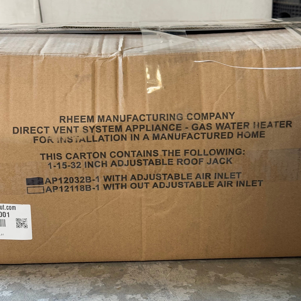 RHEEM Roof Jack and Air Inlet Kit AP12032B-1 (AS-IS, Minor Damage)
