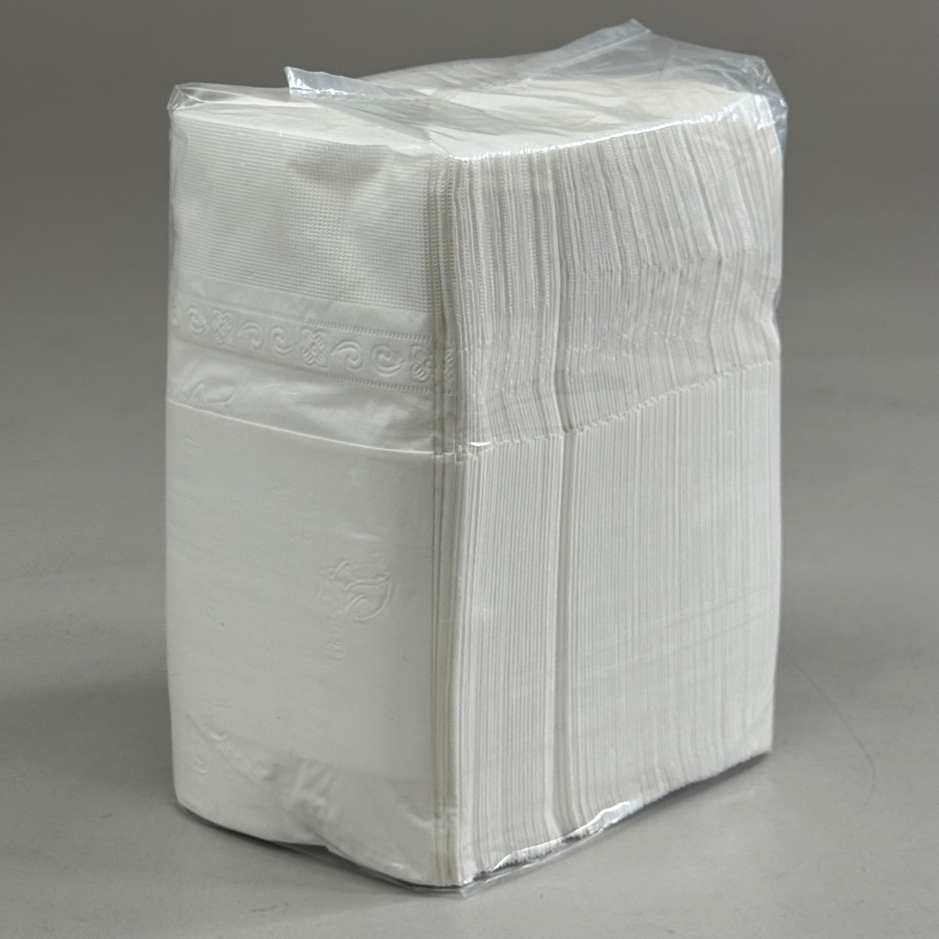 MEDFARE (Case Of 1,000) 2-Ply Dinner Pocket Napkins 16"x16" W/ 7.7" Fold New-Other- (Distressed Packaging)White 24-02092