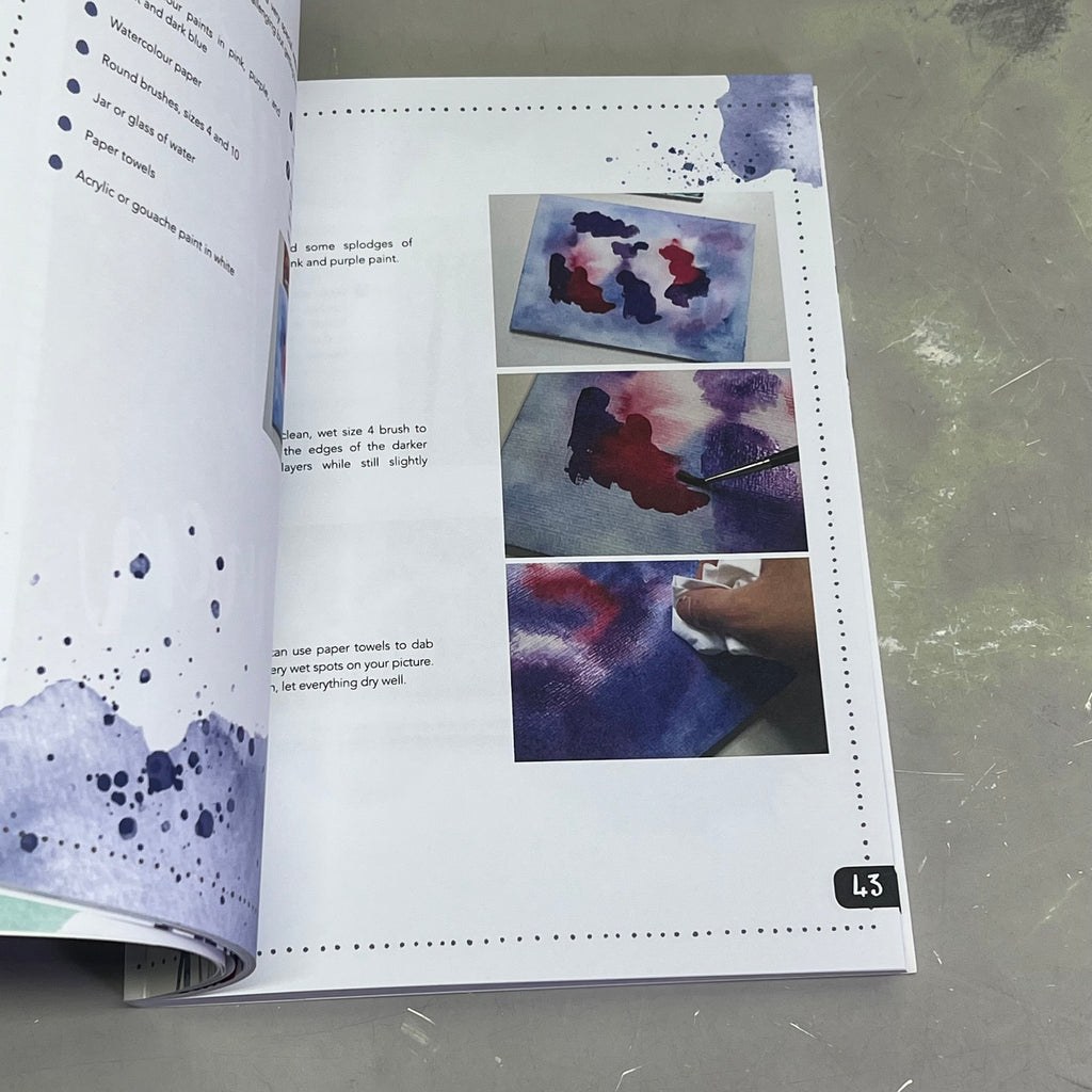 WATERCOLOR MEETS HANDLETTERING A Book Of Blogger Projects Paperback Book