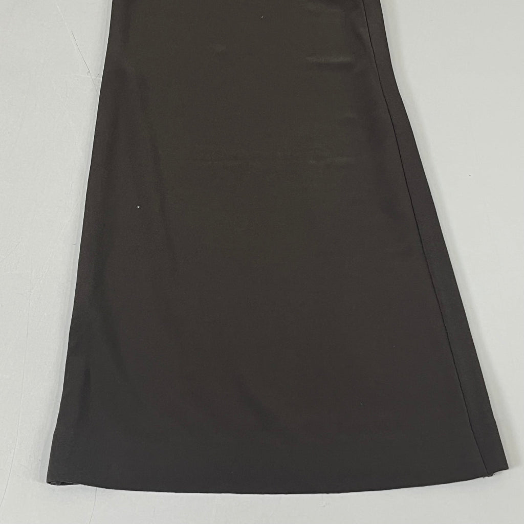 NORMA KAMALI Lightweight Slinky Jersey Fabric Boot Pant Women's Sz XS Chocolate
