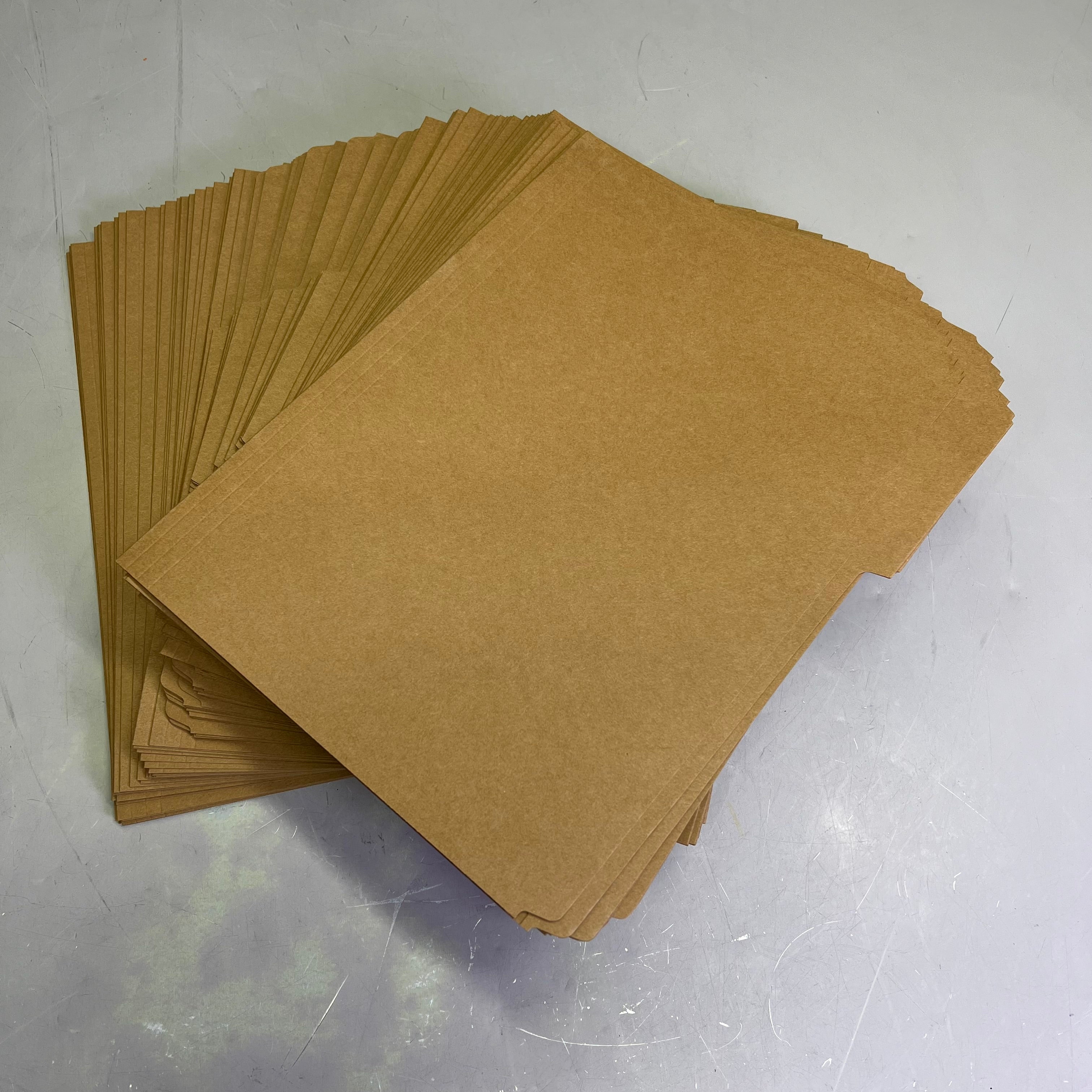 SMEAD (100 PACK) Reinforced Tab File Folders  Letter Sz 1/3 Cut Kraft 10734