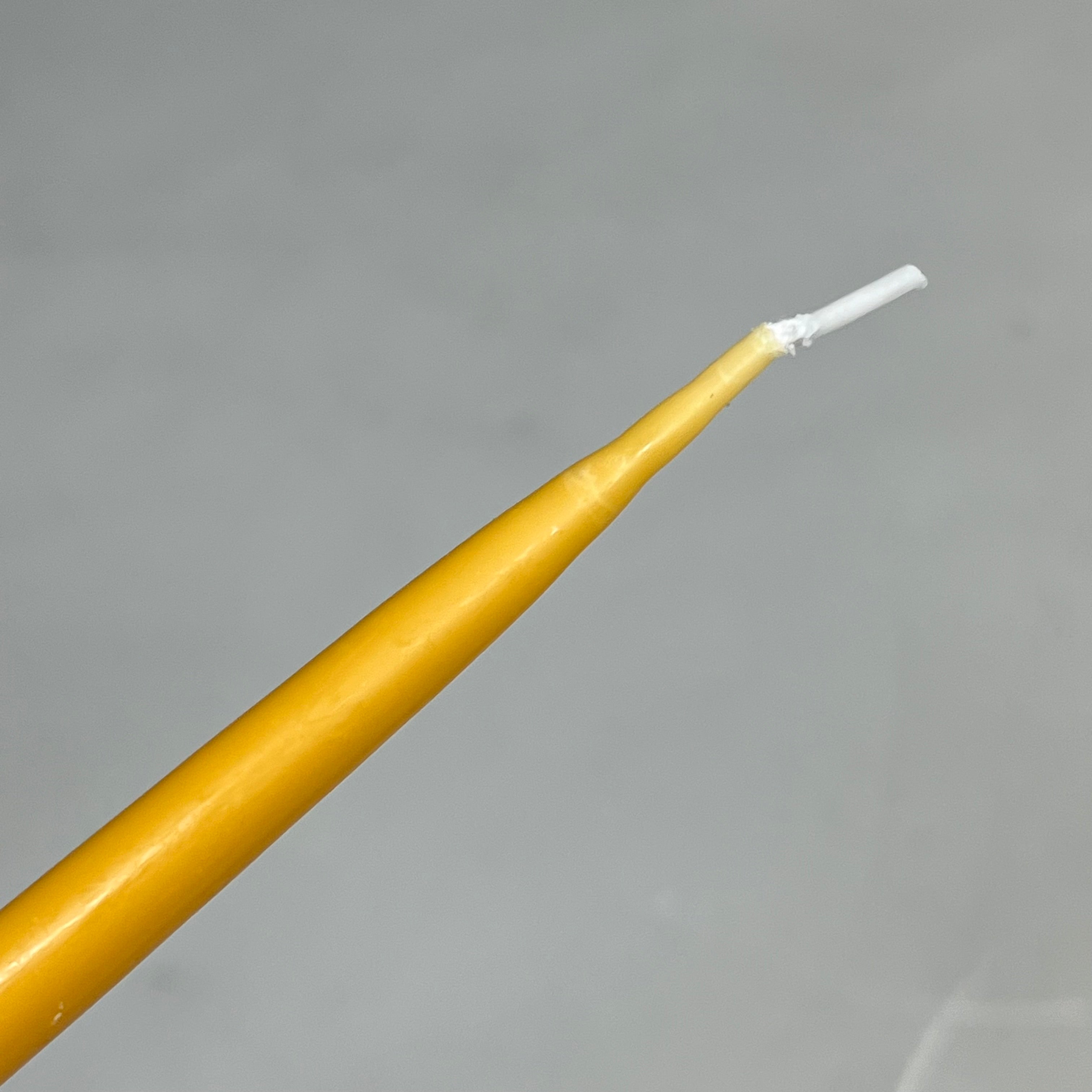 CREATIVE CO-OP (24 PACK) Thin Taper Candles Unscented 1/2" R 10"H Caramel CD2242