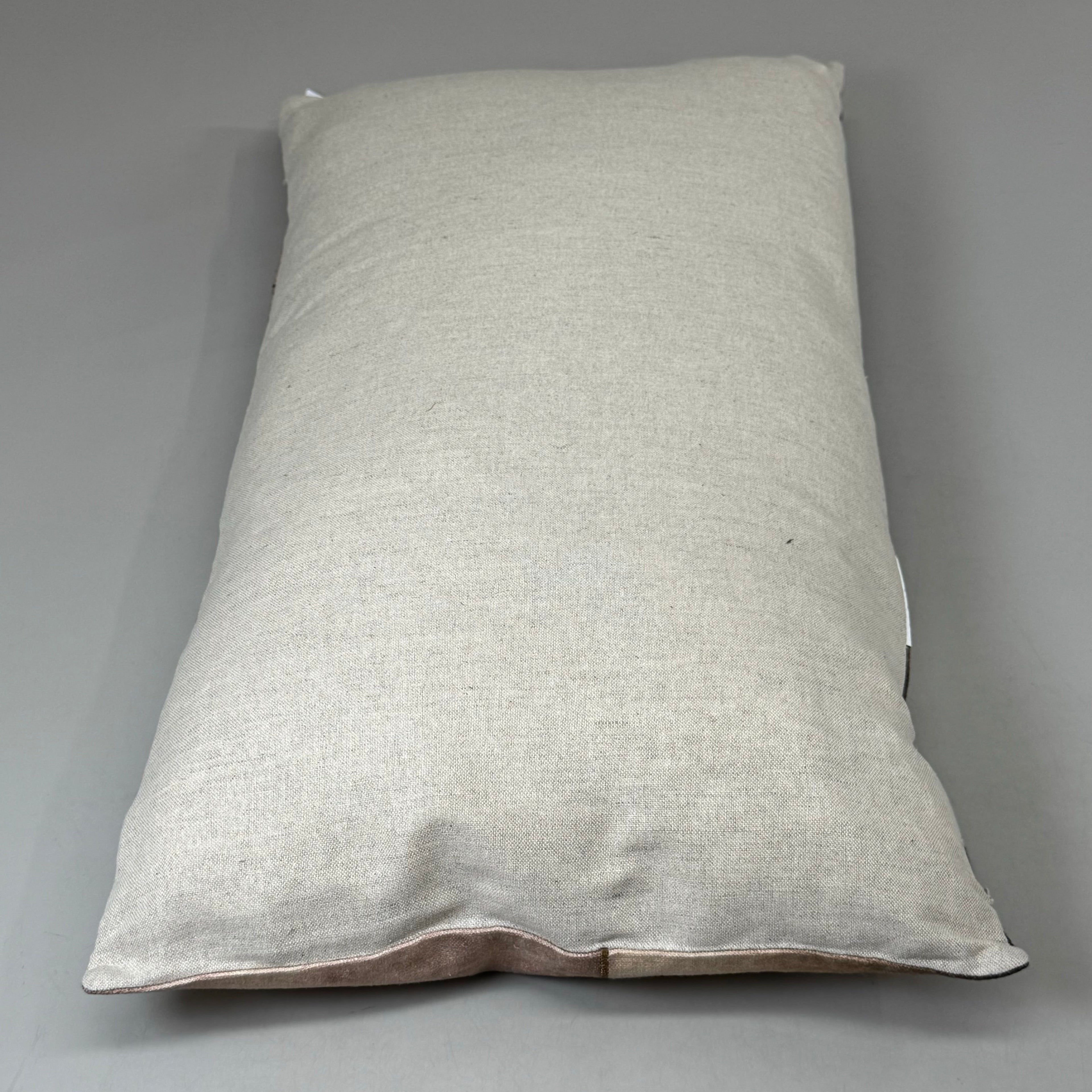 VILLA (Set of 2) MP Maude Penny Brown Multi Throw Pillow 14"x26"