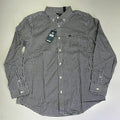 DOCKERS Signature Stain Defender Button Up Shirt Men's Sz S Navy Blue A42520010