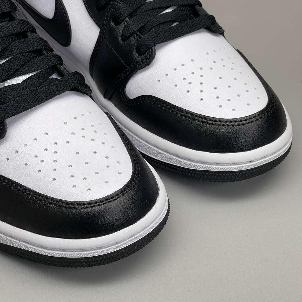 NIKE AIR JORDAN 1 Mid Panda Shoe Women's Sz 6.5 Black / White DV0991-101 (New)