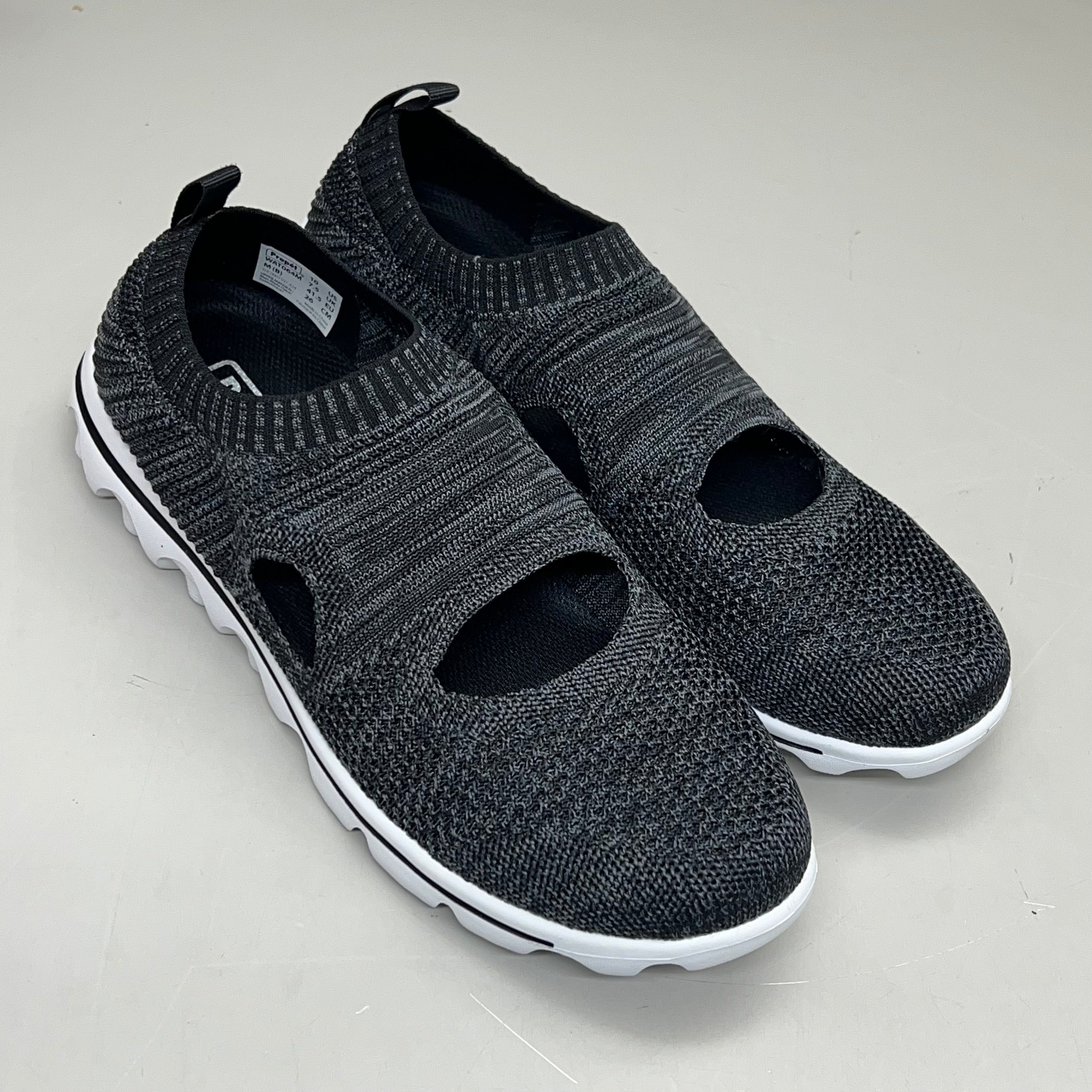 PROPET Travel Activ Avid Knit Shoe Women's Sz 10 Width M(B) Black WAT064M