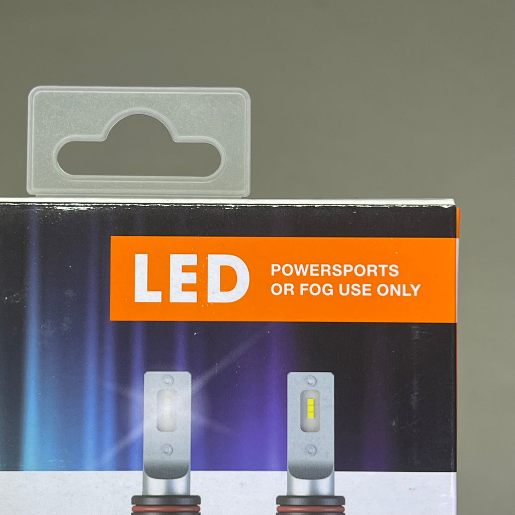 SYLVANIA (2 PACK)LED Fog & Powersports Bulb 12.8V DC 6000K Cool White 9005SL.BX2