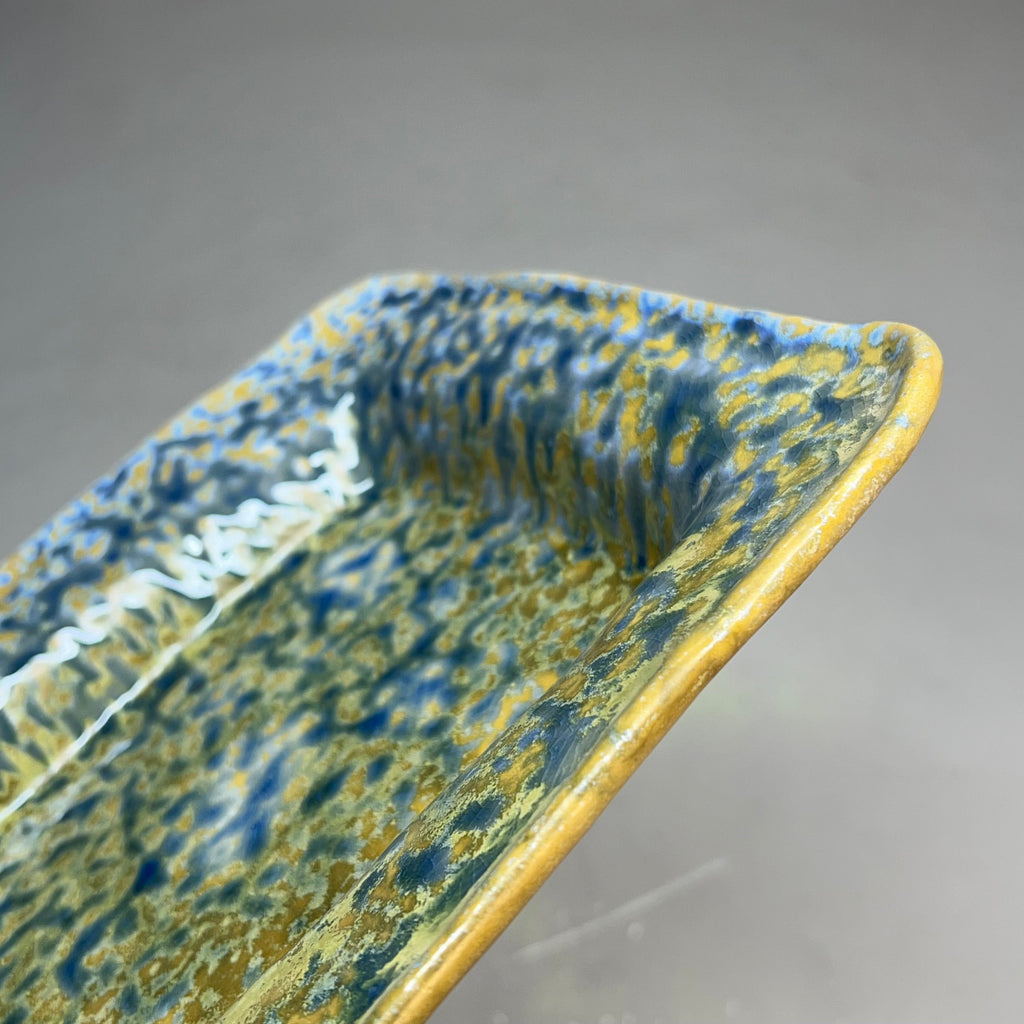 CREATIVE CO-OP (2 PACK) Stoneware Serving Dish Crackle Glaze 12.3 X 8.6 DG0495