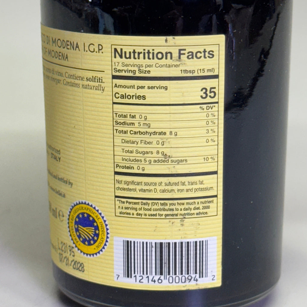 BELLEI Aged Balsamic Vinegar of Modena Sz 8.45 fl oz, Precious Yellow