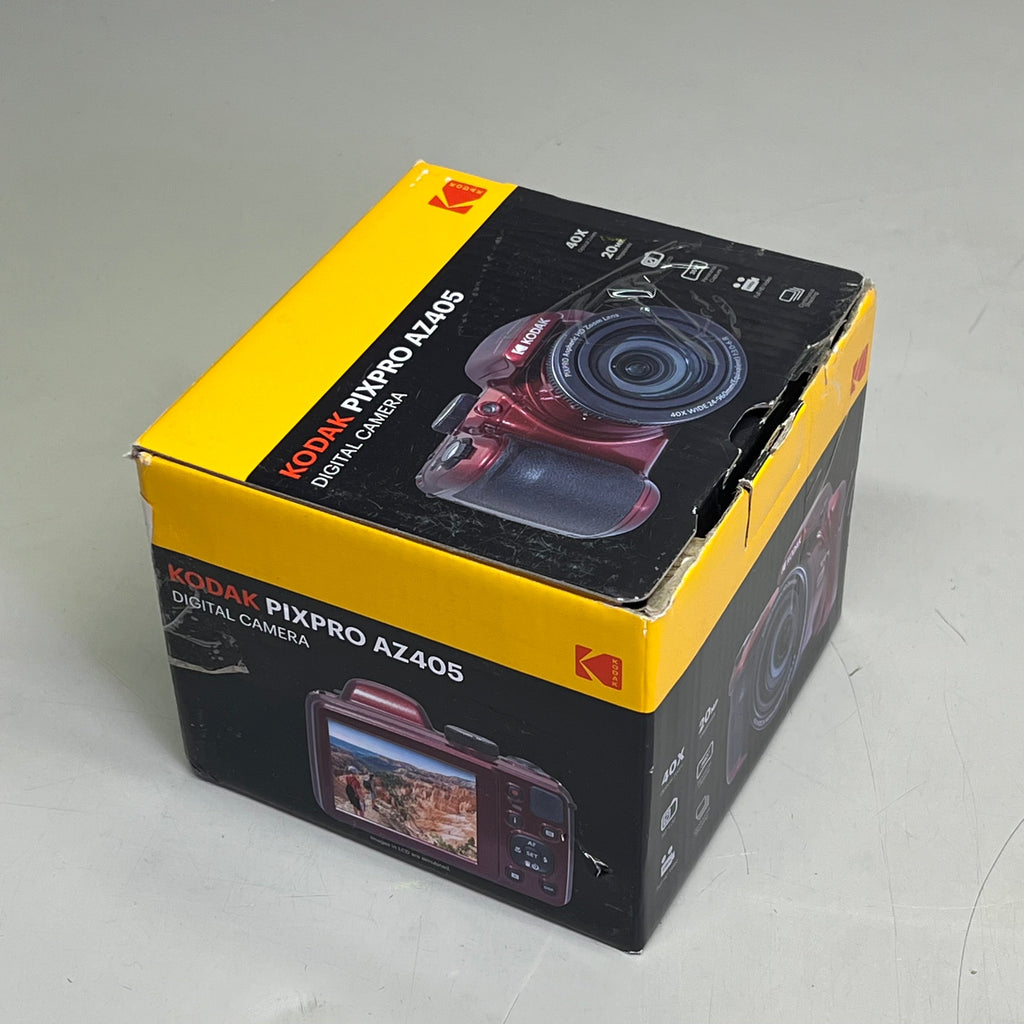 KODAK PIXPRO Digital Camera 40X Zoom 20 Megapixel AZ405 Red (New- Open Box)