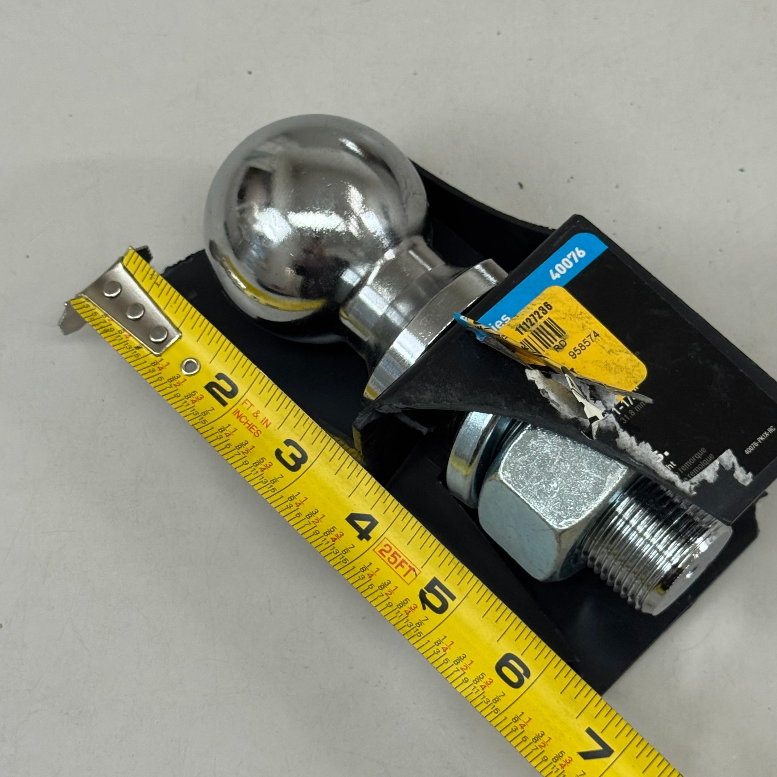 CURT Trailer Hitch Ball 2-5/16" Chrome 40076 (New Other- Damaged Packaging)