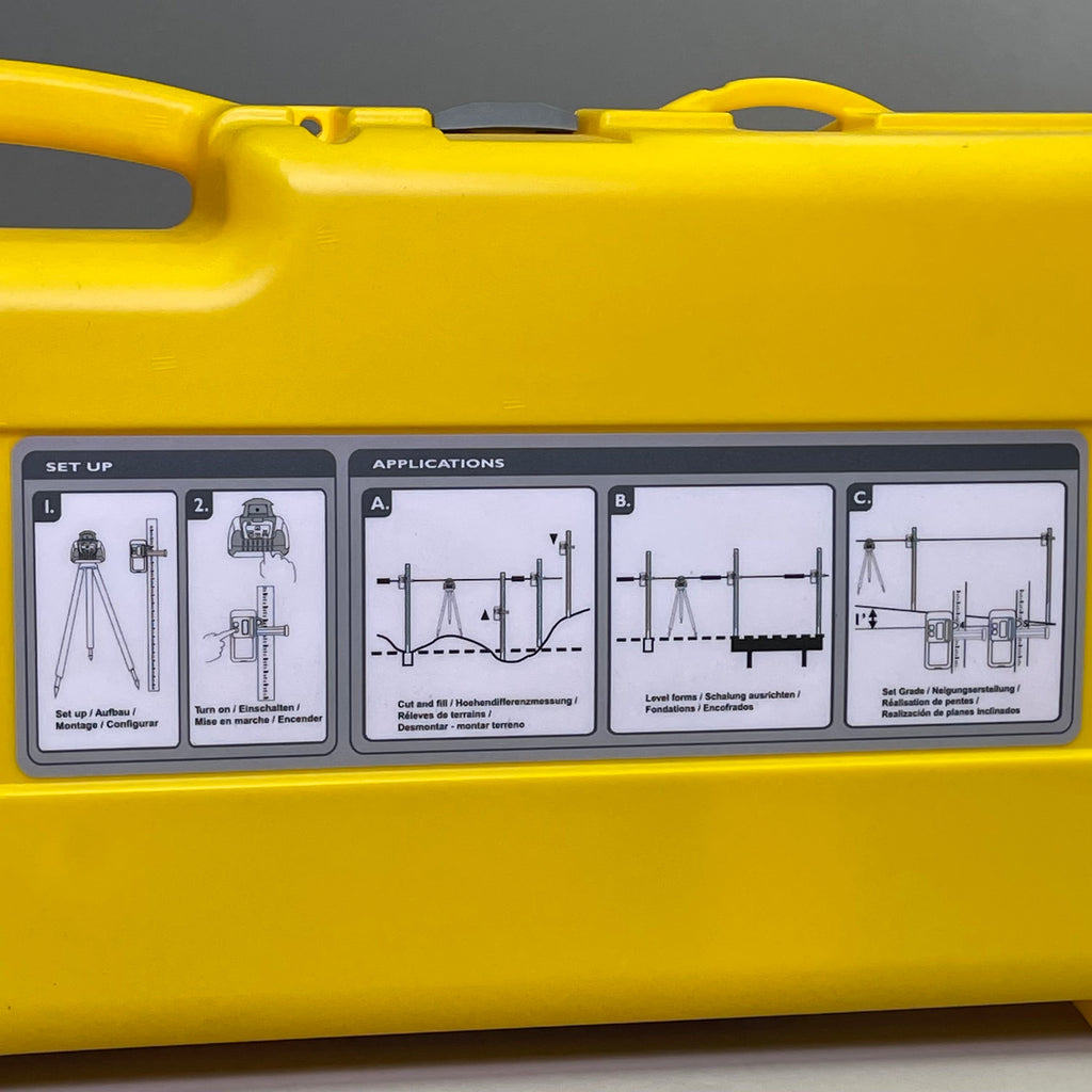 SPECTRA PRESICION Survey Tripod LL100N-3 Self Leveling Laser Level HR320 Receiver
