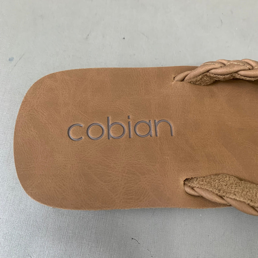 COBIAN Braided Pacifica Sandals Women's SZ 9, EU 41 TAN BBP23-230-9