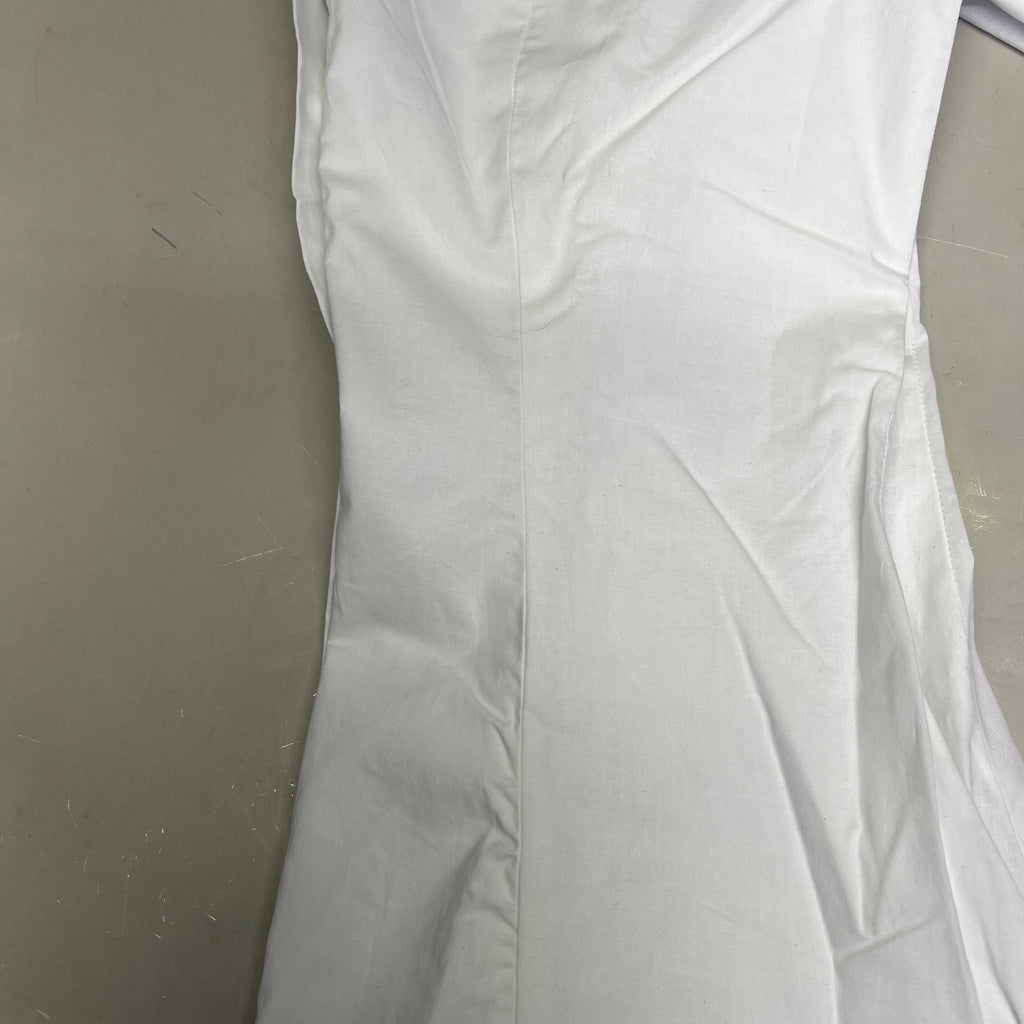 STEVE MADDEN Fit & Flare Shirt Dress Long Sleeve Button Cuff Women's Sz S Cloud