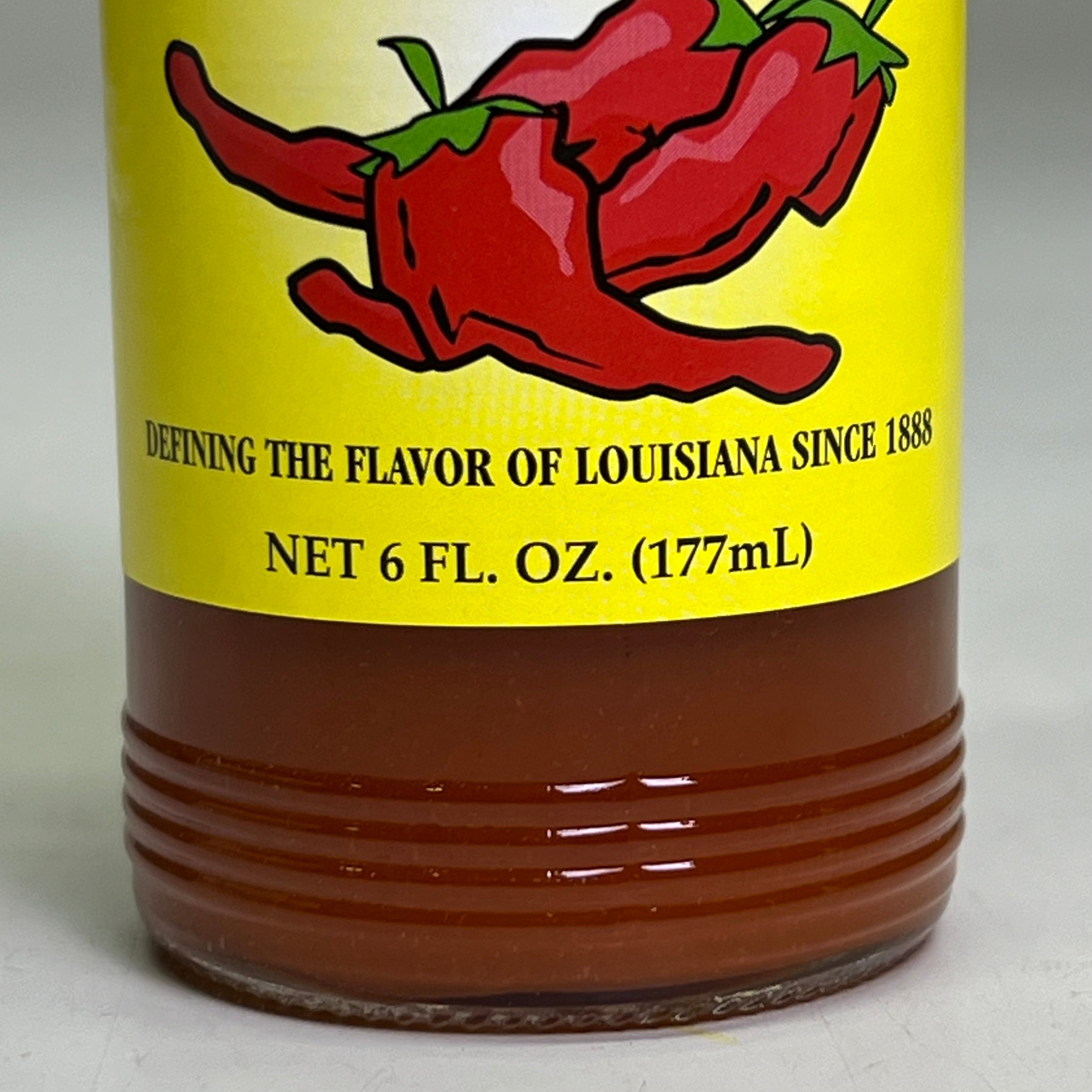 REX (24 PACK) Louisiana Red Pepper Sauce 6 oz Red BB 09/26