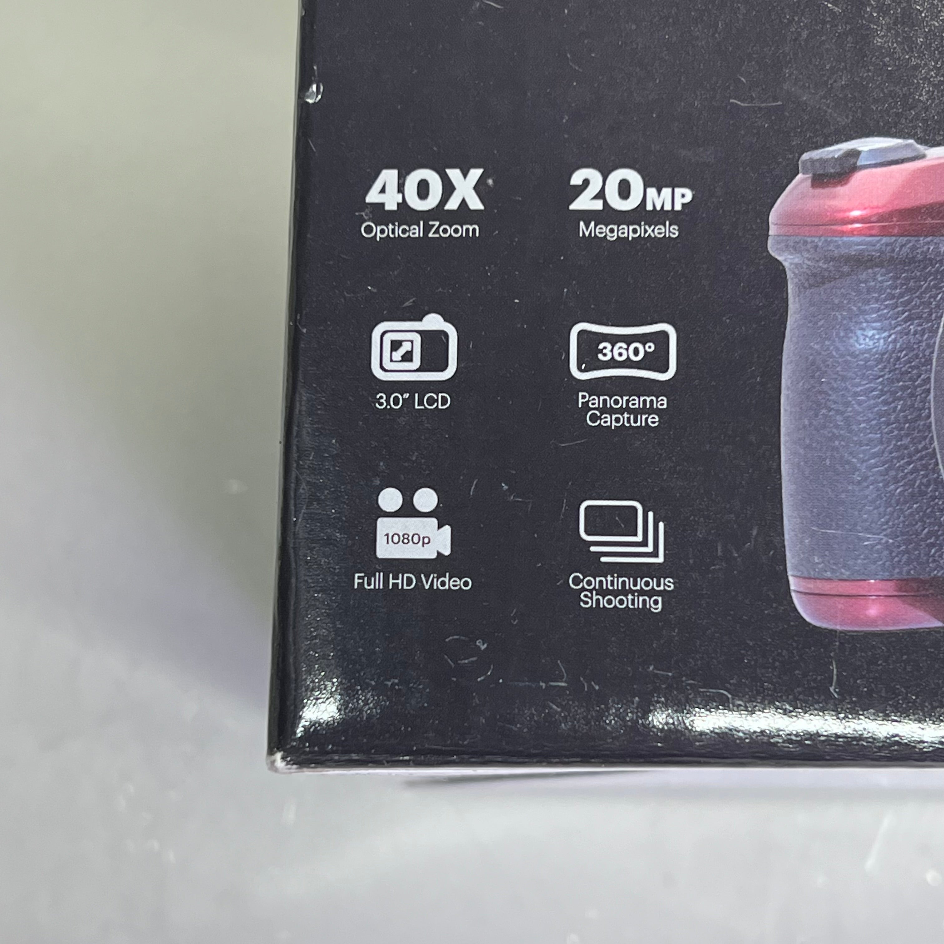 KODAK PIXPRO Digital Camera 40X Zoom 20 Megapixel AZ405 Red (New- Open Box)