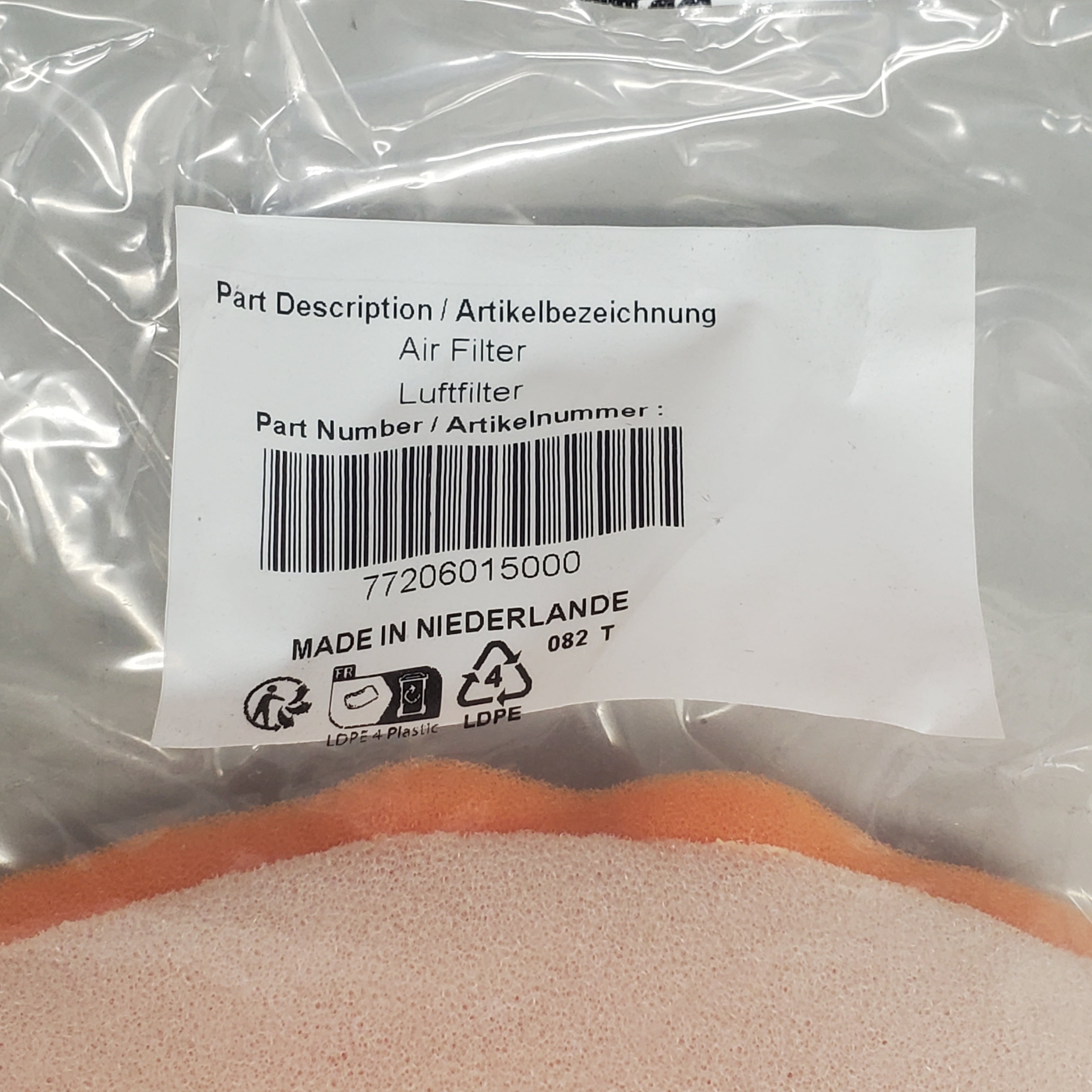 KTM Twin Air Foam Air Filter 2011-16 200 250 300 350 450 500 SX SXF XCW 77206015000
