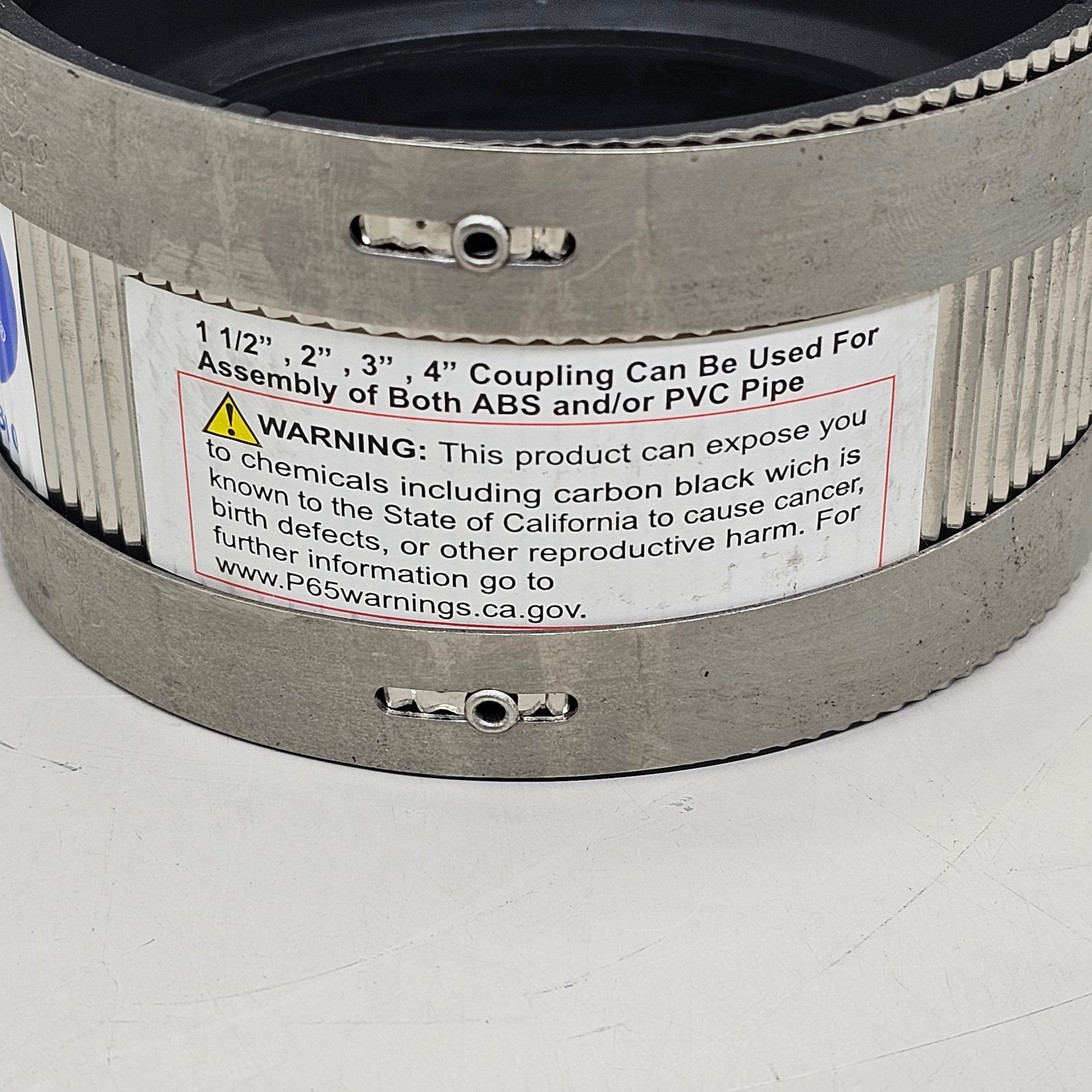 MIFAB Heavy-Duty Clamp Coupling Stainless Steel 3 x 3 Fitting