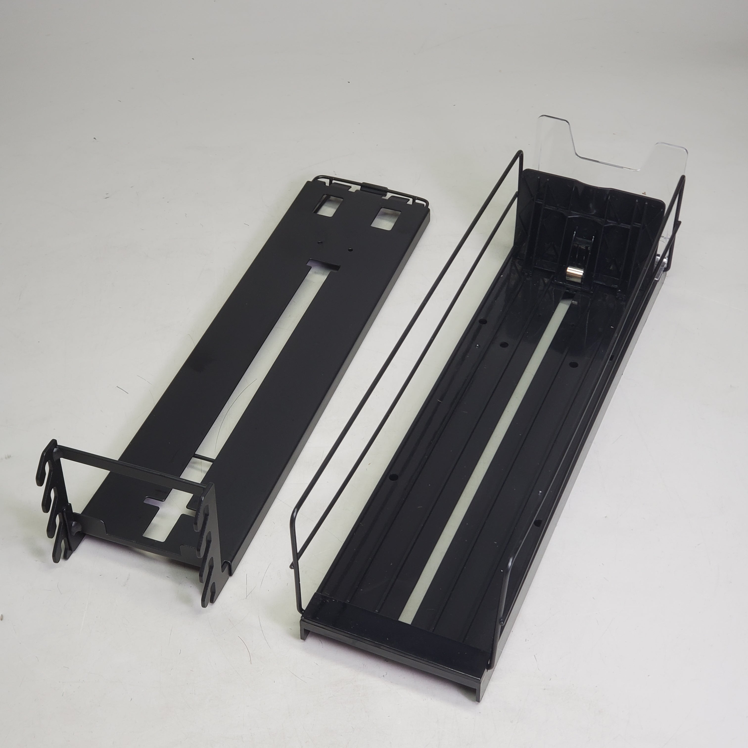STEPHEN GOULD CORP (6 Pack) Retail Push Tray's Display System Bed W/ Additional Middle Wire ~5"x20" Black sg418 34349