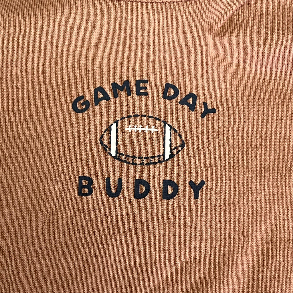 CARTERS (SET OF 3) Game Day Outfits  Baby Boy's Sz 9M Brown/White/Navy 1S99120