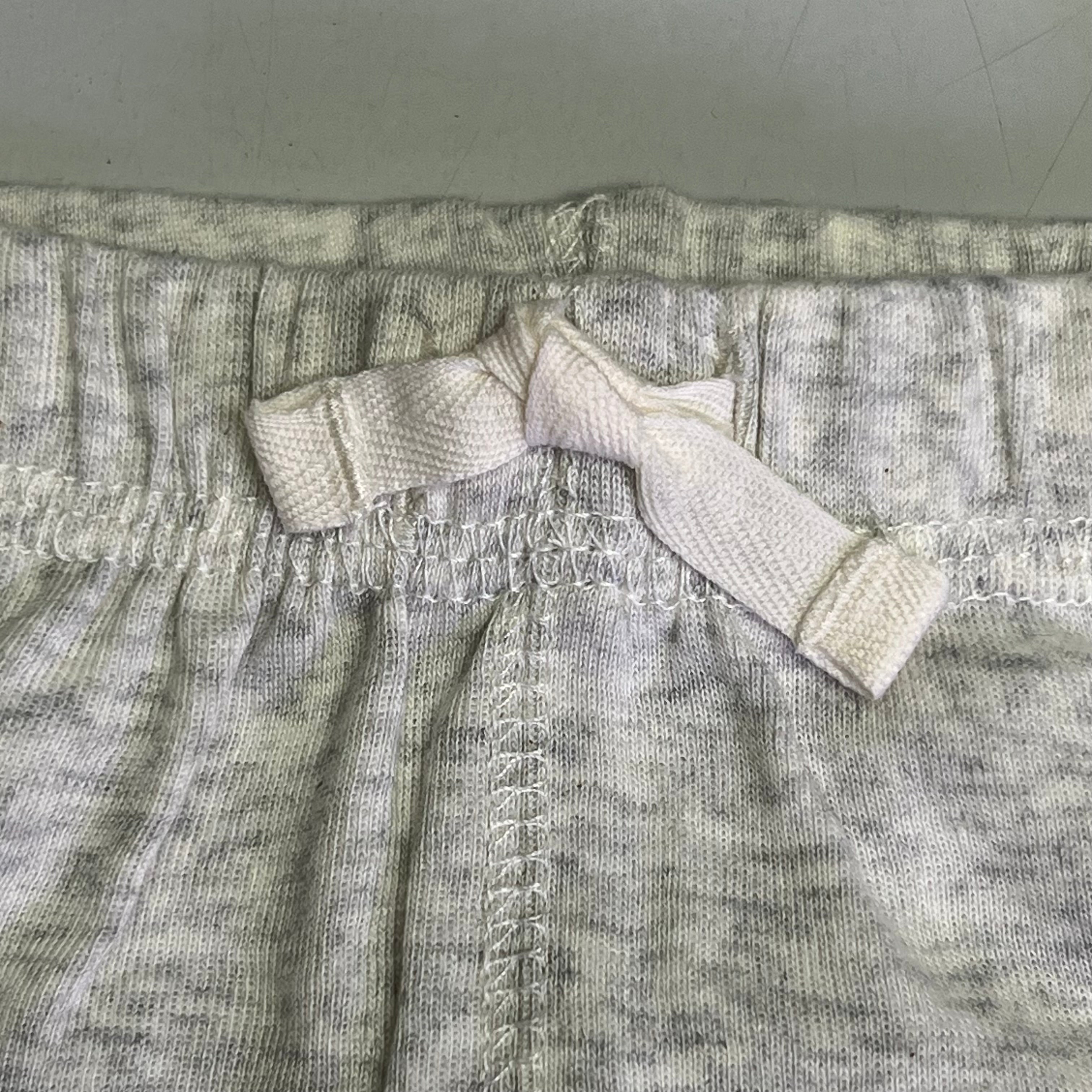 CARTERS (SET OF 2) Cotton Jogger Pants Babys Newborn Heather Grey/Ivory 1S992310