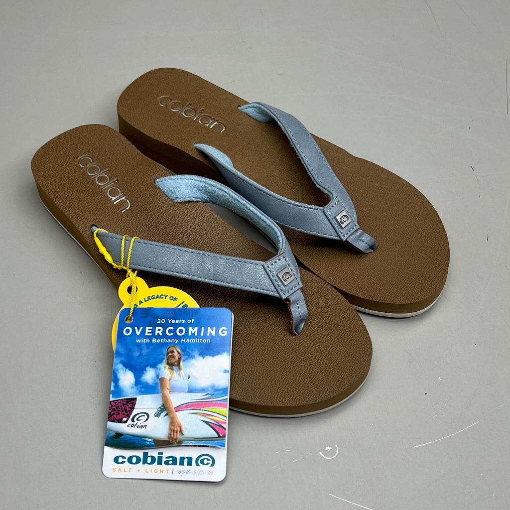 COBIAN Skinny Bounce Comfortable Synthetic Strap Women's Sz 10 Blue SKI25-400-010