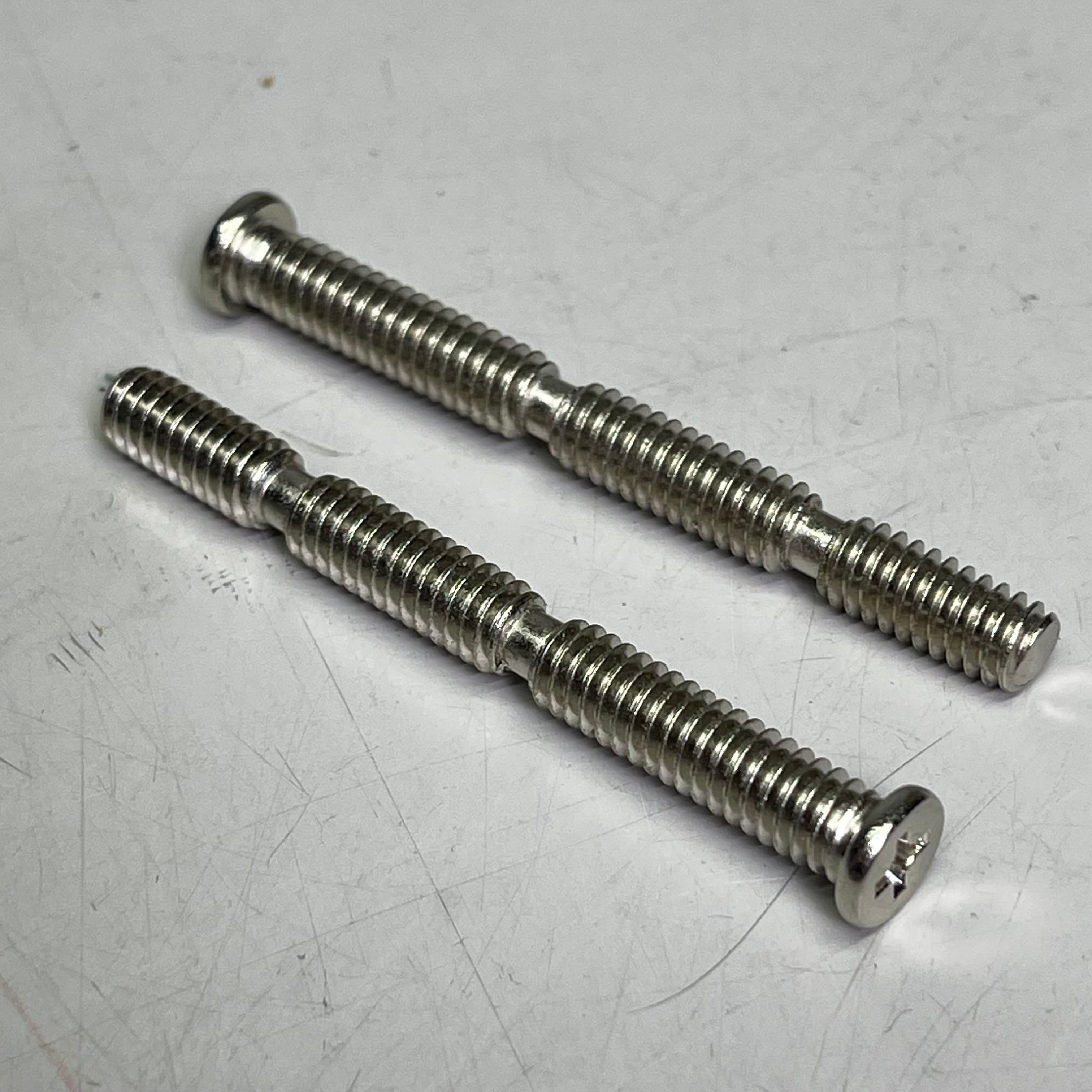 GMS (2-PACK) Russwin Lock Cylinders 1-1/8" Satin Chrome 6 Pin R118-RD1-26D-A2-6