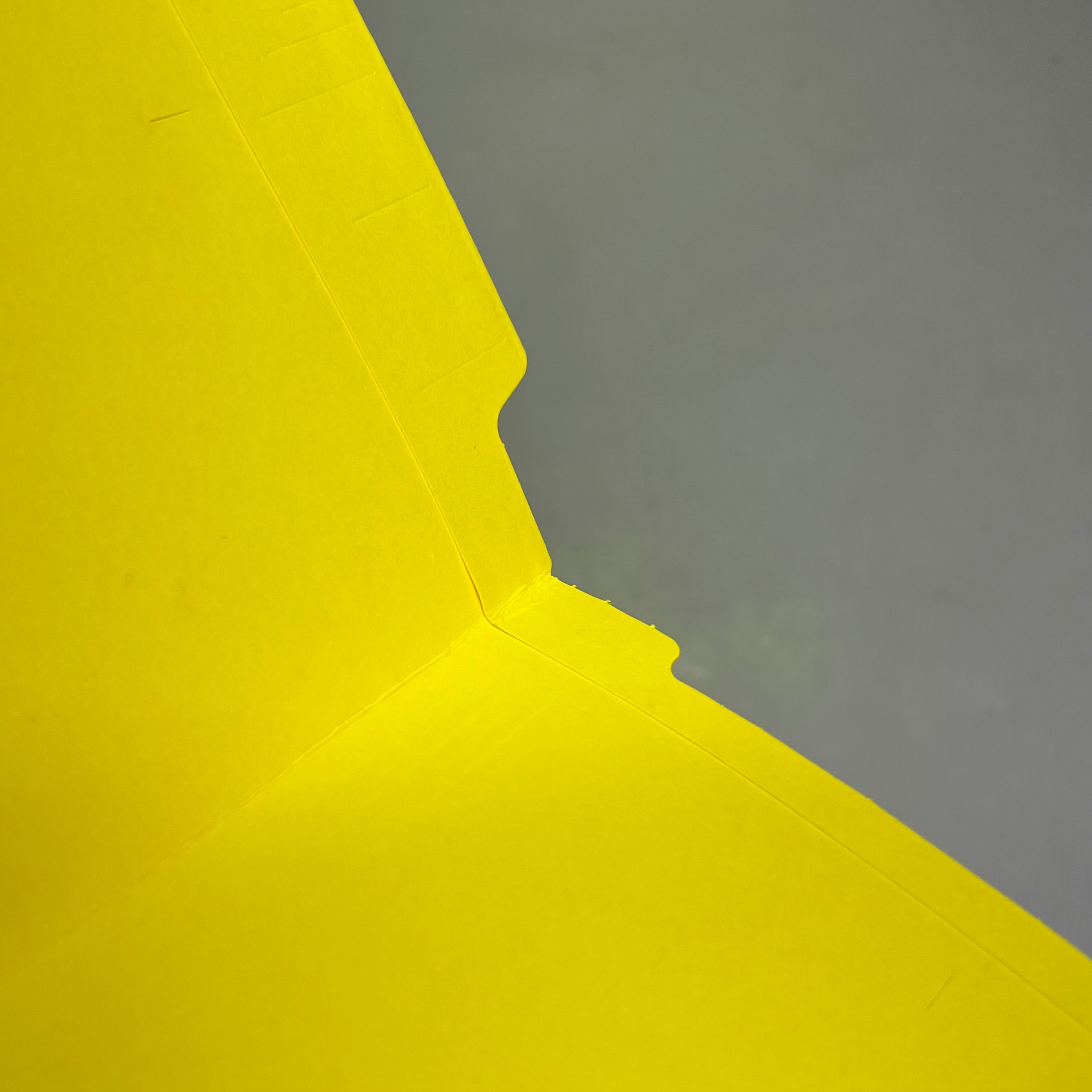 SMEAD (50 PACK) End-Tab Folders w/ Fasteners Straight Cut Letter Sz Yellow 25940