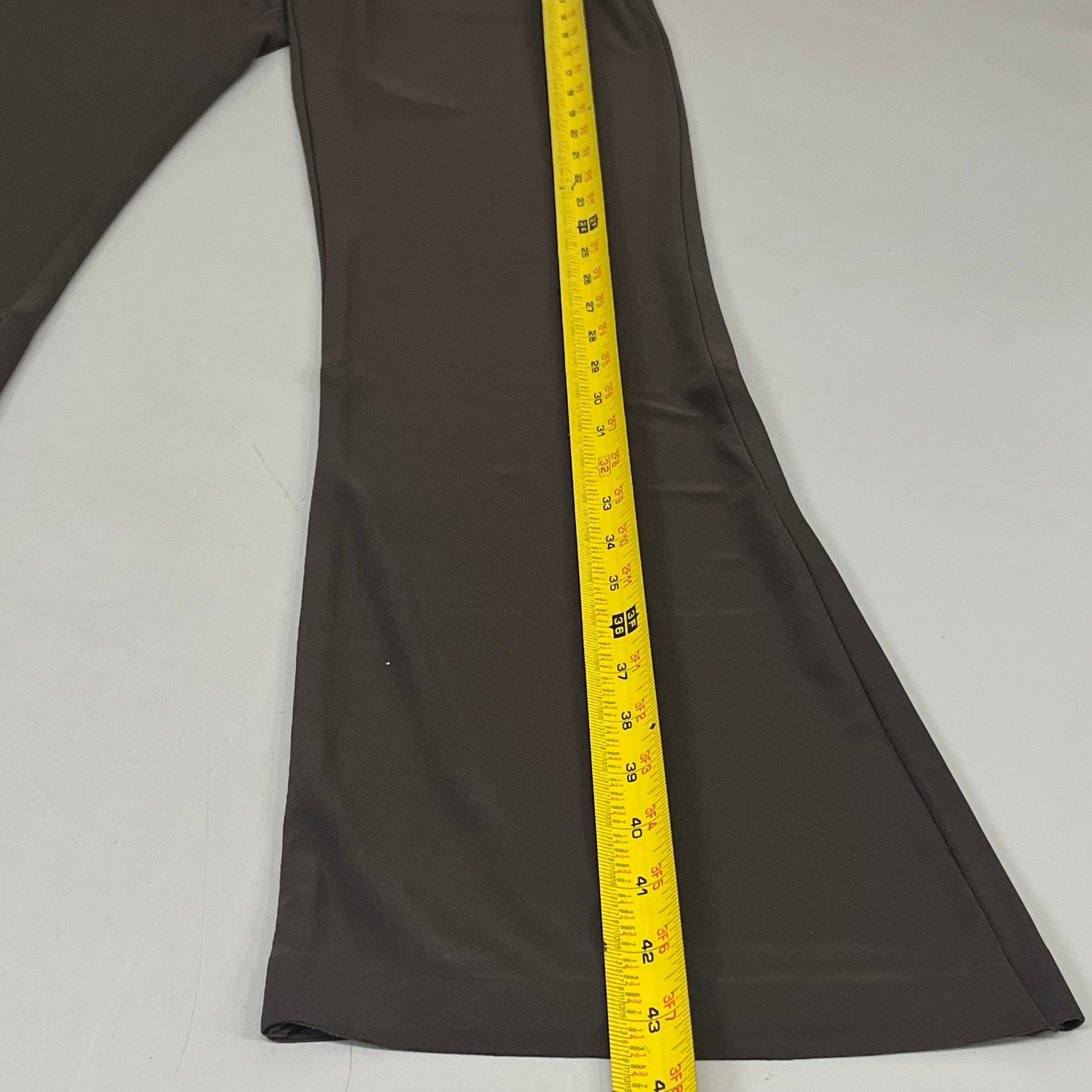 NORMA KAMALI Lightweight Slinky Jersey Fabric Boot Pant Women's Sz XS Chocolate
