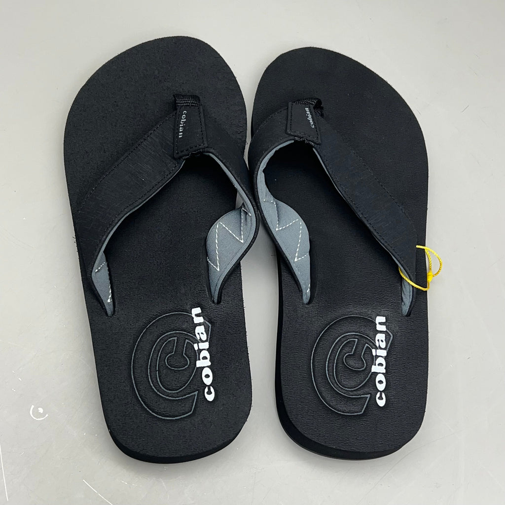 COBIAN Floaters 2 Synthetic Strap Flip Flop Men's Sz 8, EU 40 Black FLT18-001-8