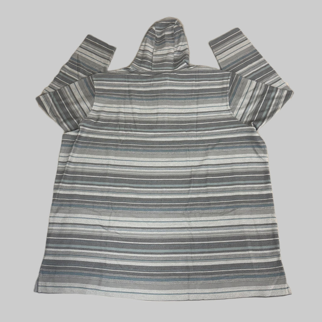 O'NEILL On Bavaro Stripe Button Pullover  Men's Sz 5XL Grey 002482891