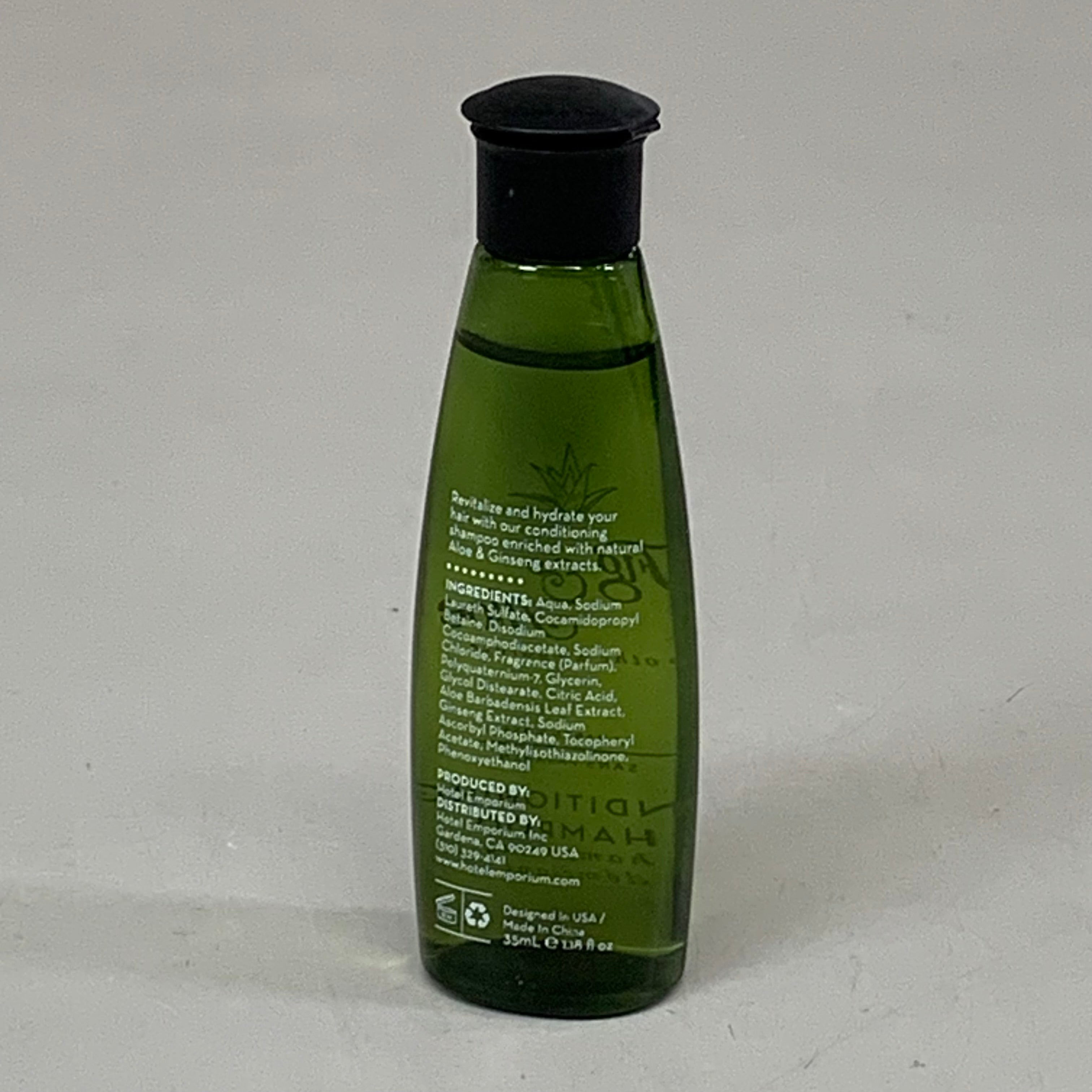 ALOE & FIG (1 Box, 200 Bottles) Conditioning Shampoo Sample Bottles 35ML