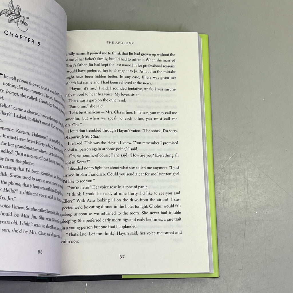 THE APOLOGY About A South Korean Matriarch Hardcover Book By Jimin Han