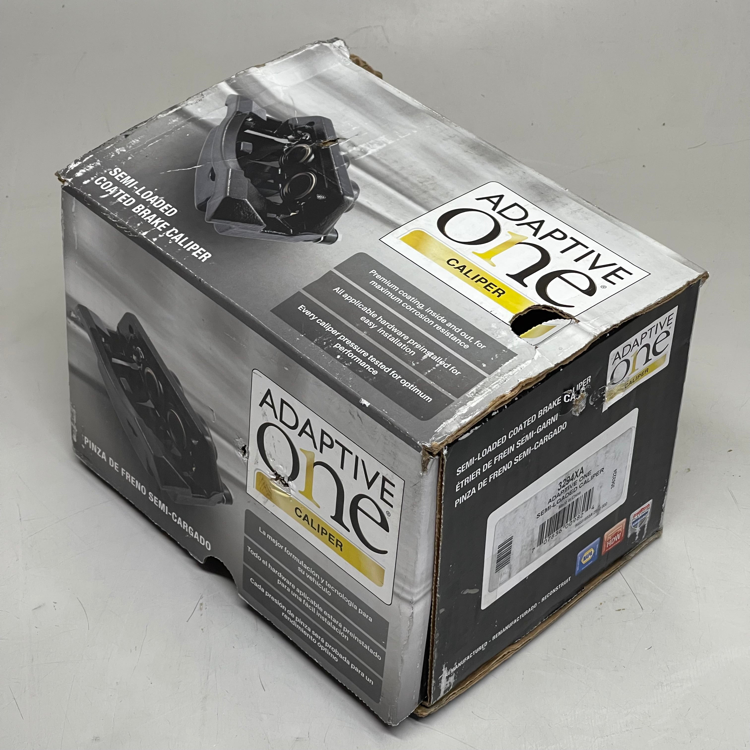 NAPA ADAPTIVE ONE Semi-Loaded Caliper, Single Piston Floating Black 3294XA