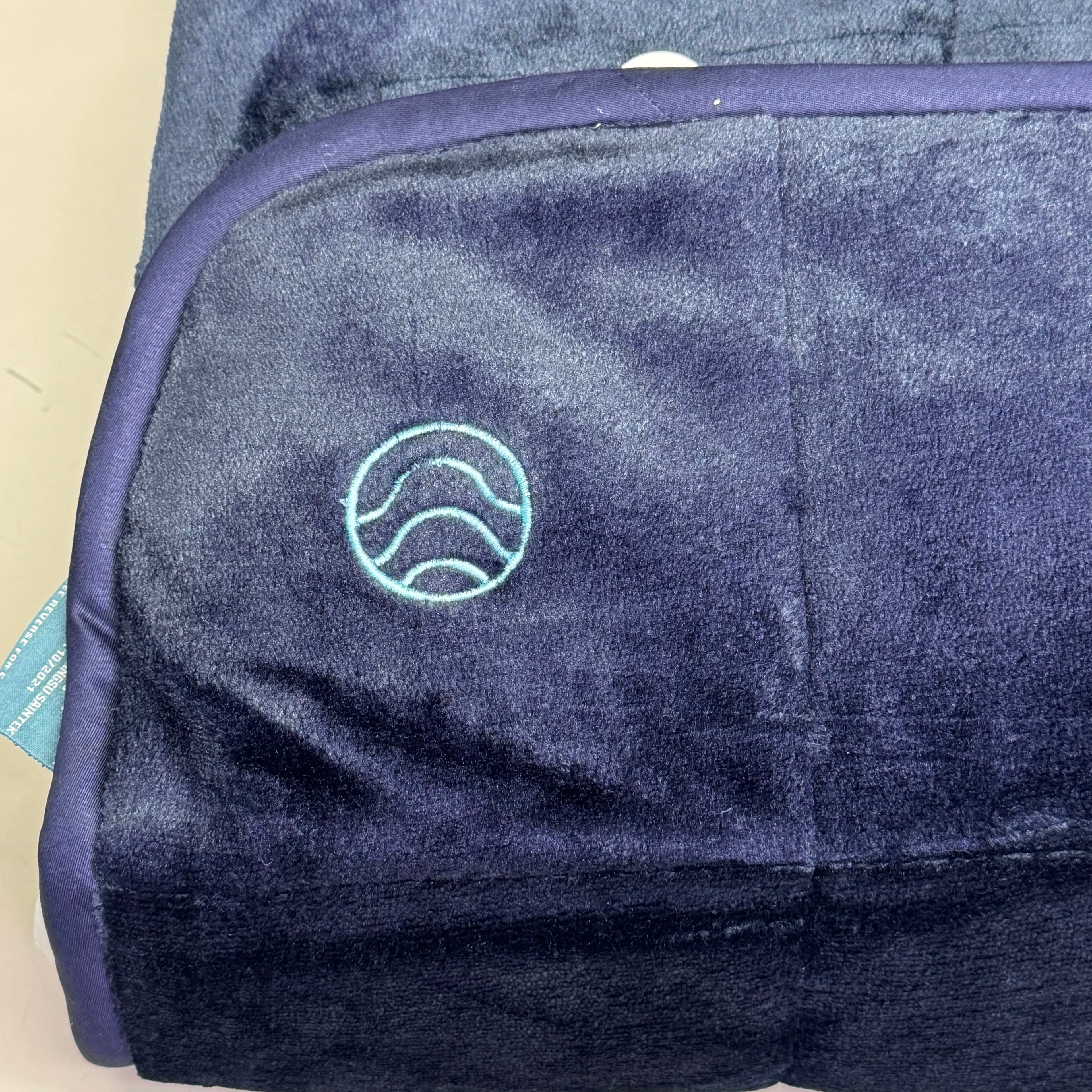 THERA Weighted Blanket Sz 42" x 66", Calming Navy BL613K