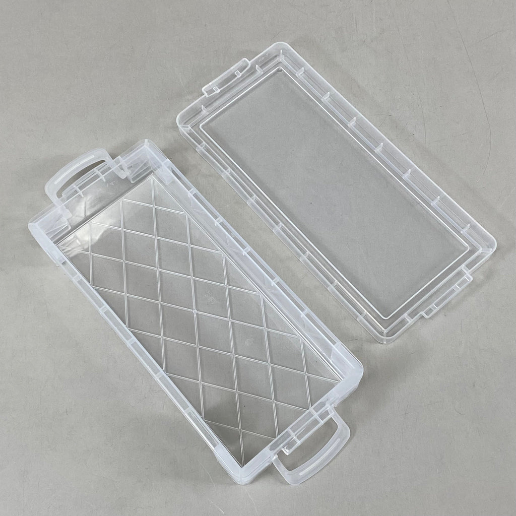ADVANTUS (16 Pack) Super Stacker® Pencil Box Transparent Clear 091141403096