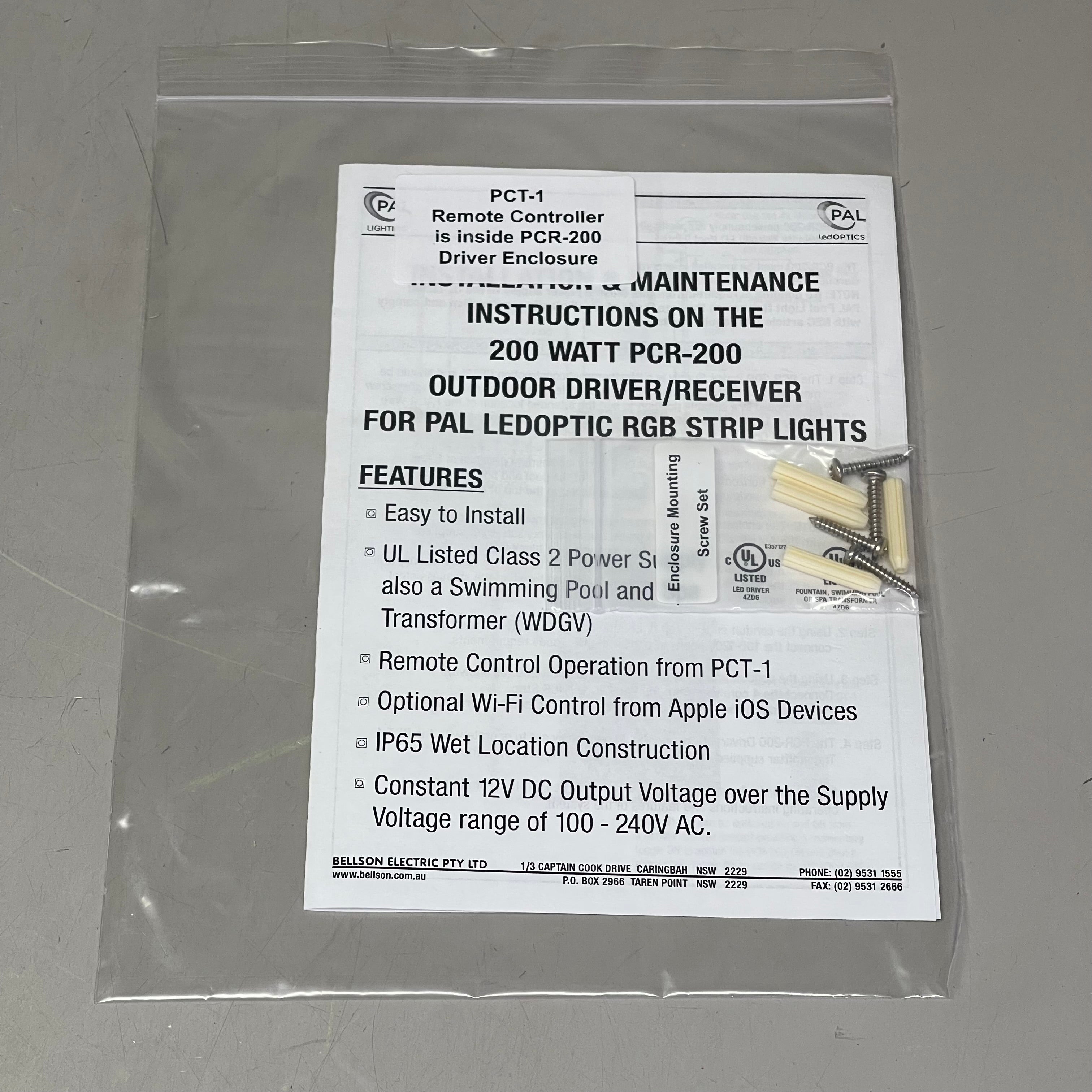 PAL PCR-200 LED Driver/Receiver, Wi-Fi Ready 42-PCR-200U