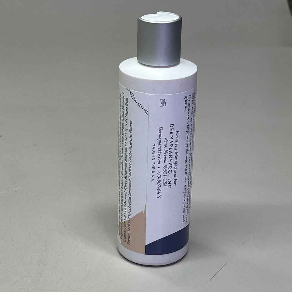 DERMAPLANE PRO AHA/BHA Skin Prep Solution Vegan & Cruelty Free 8 Fl Oz 6 M