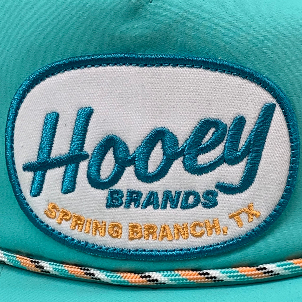 HOOEY Trucker Adjustable Snapback Hat Local Turquoise Turquoise 2499T-TQ