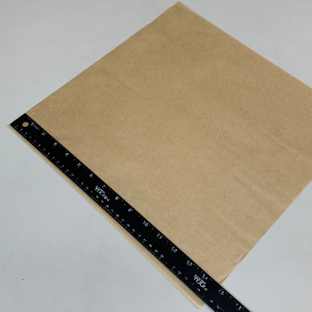 BROWN PAPER GOODS (3,000 PACK) Plain Dry Wax Kraft Sandwich Wrap 15"x15" 7B15NK