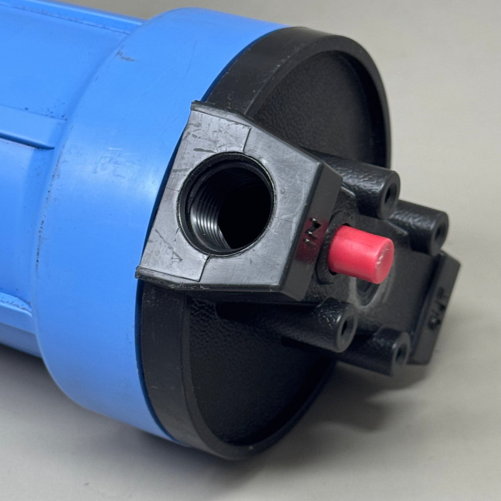 PENTAIR Pentek Slim Line Water Filter Housing Leakproof 10" 1/2" FIP Blue/Black