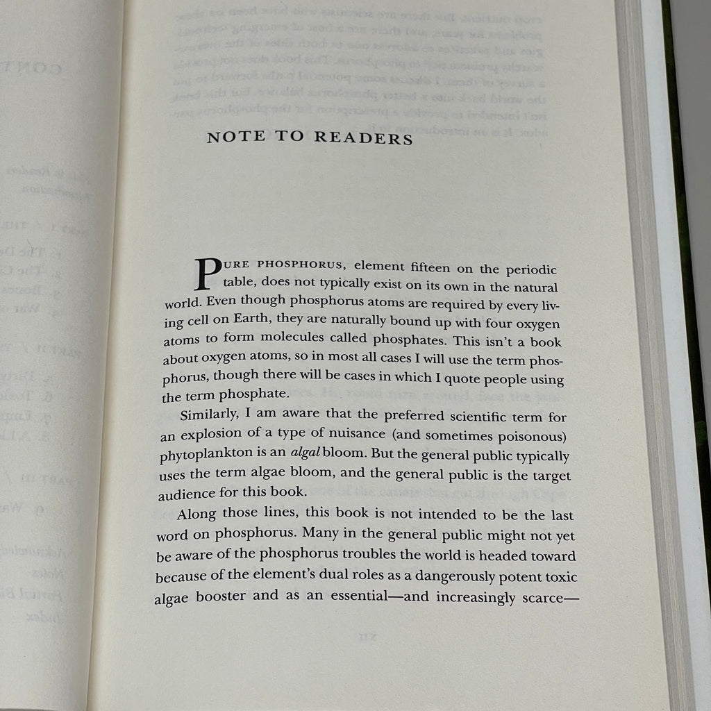 THE DEVIL'S ELEMENT Phosphorus And A World Out Of Balance, By Dan Egan 53000