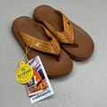 COBIAN Palmilla Braided Synthetic Leather Strap Sandals Women's Sz 8 EU 38.5 Tan PAL25-230-8