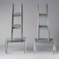 STEP STAKE (25 PACK) U-TOP Yard Sign Step Stake 1/4" B x 5 1/2" x 30" Grey