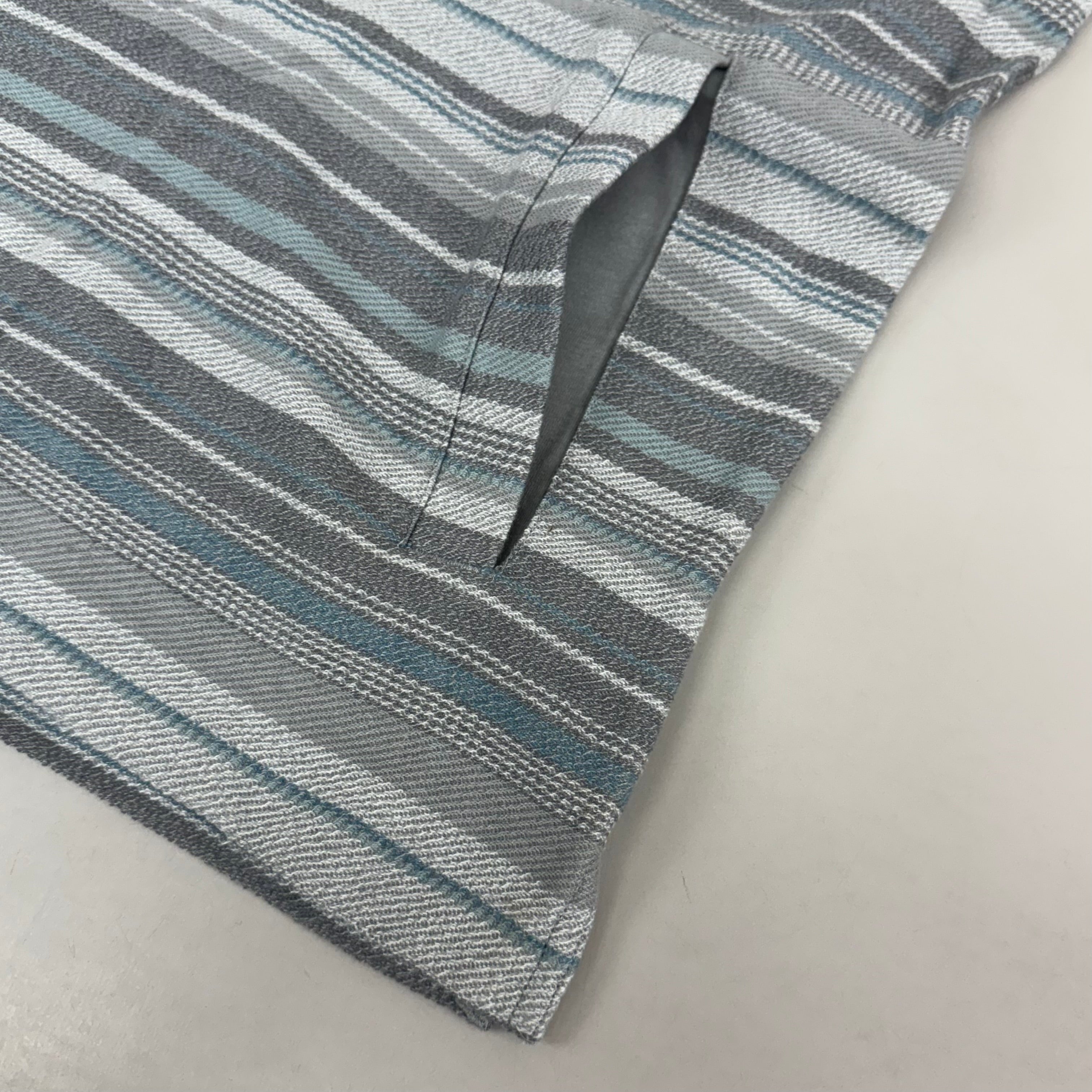 O'NEILL On Bavaro Stripe Button Pullover  Men's Sz 5XL Grey 002482891
