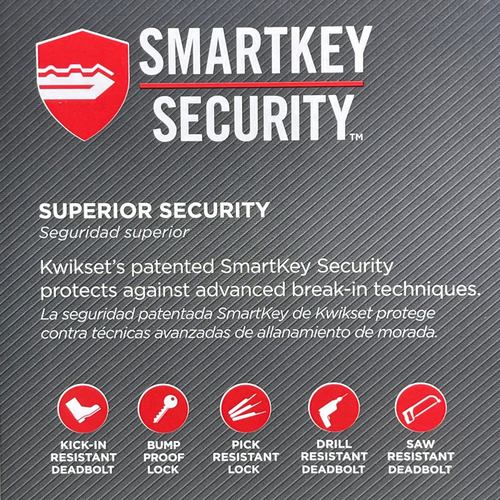 KWIKSET Smartkey Security Dual Key Door Knob Dead Bolt Satin Nickel (New Other)