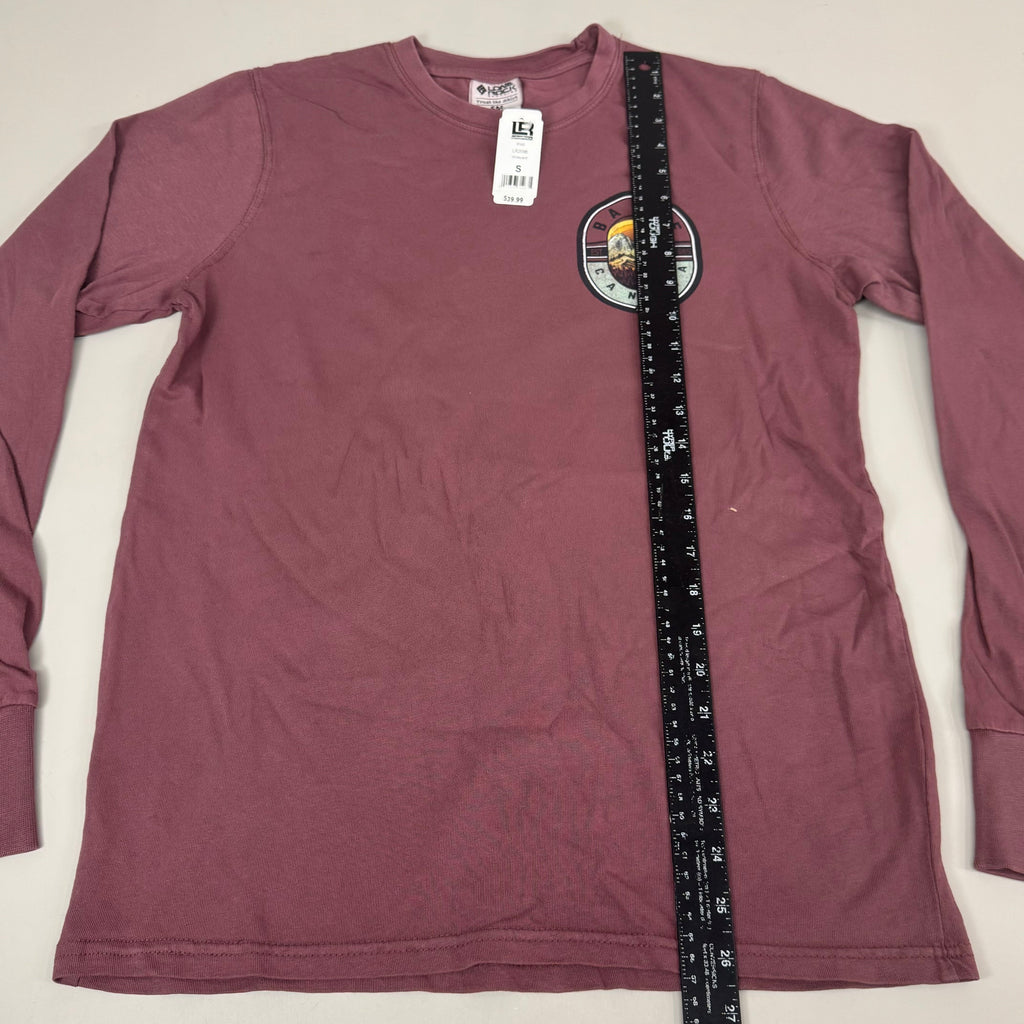 LONE ROCK CLOTHING Trust the Shirt Banff Canada Long Sleeve Shirt Unisex Sz S