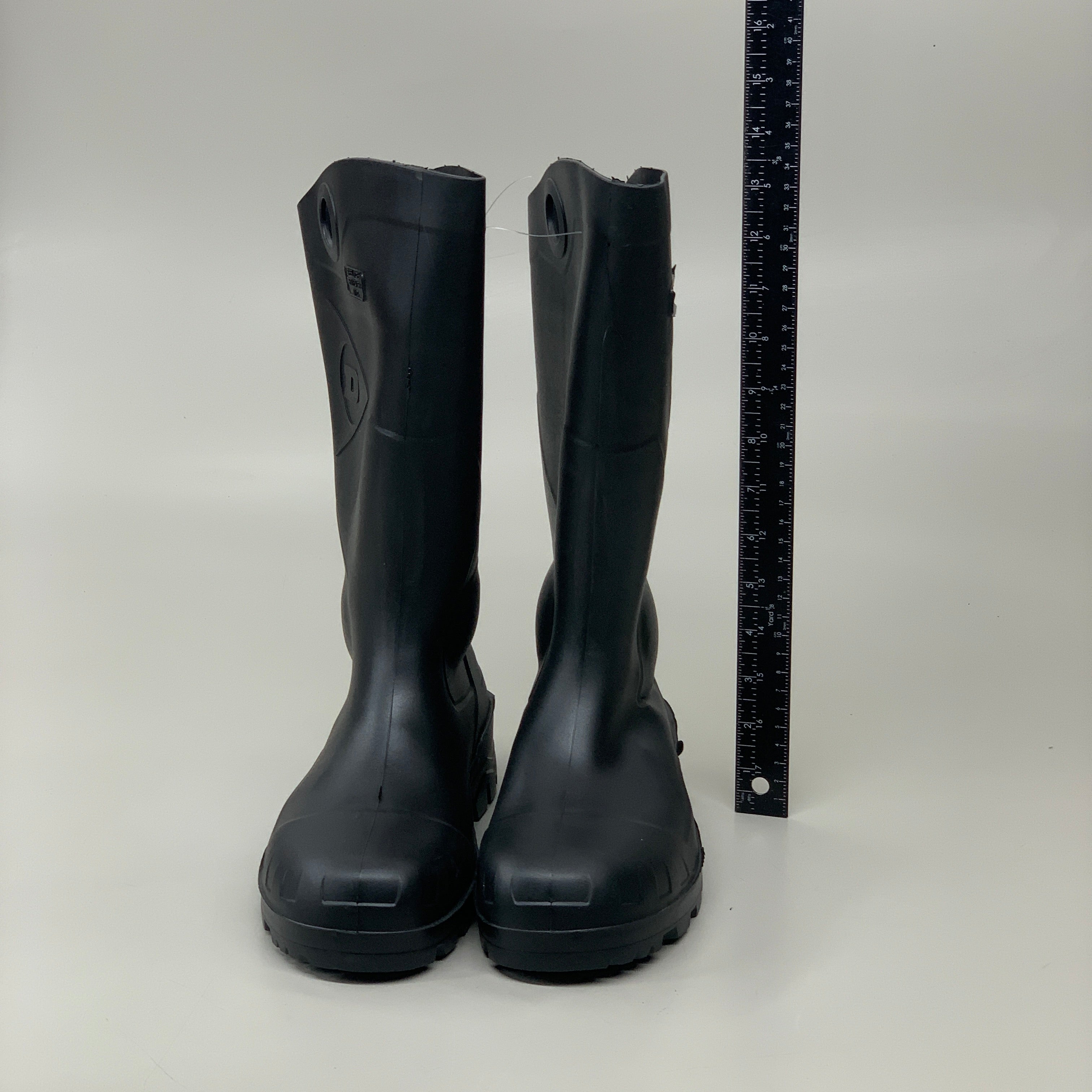 DUNLOP Steel Toe Safety Boots Waterproof Sz M 4 W 6 Black 86776
